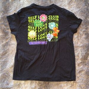 Self Love Club Women’s Black T-Shirt 🌈